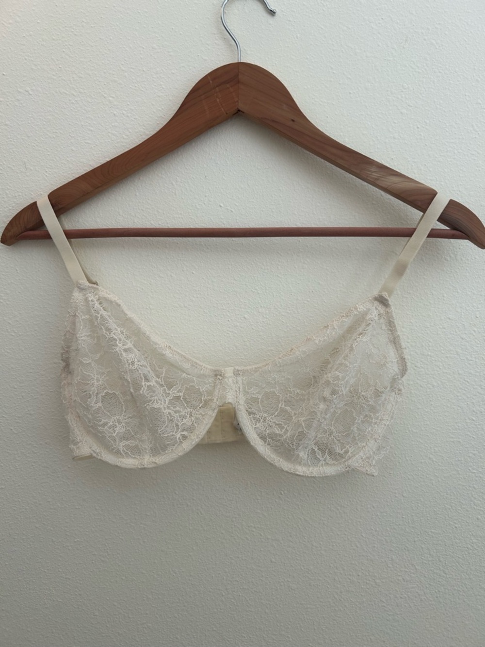 Beautiful ivory lace bra